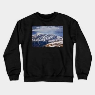 Mountain range in the spring Crewneck Sweatshirt